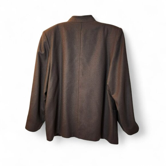 Dorene Blazer 14 | Pure New Wool | Brown | Regular | Made in Ireland - Picture 11 of 12